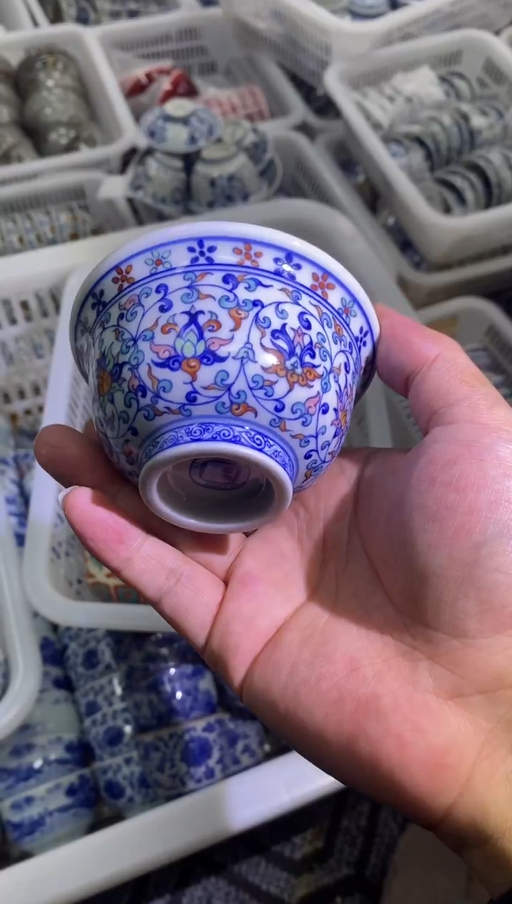陶瓷景德陶瓷茶具容量约100