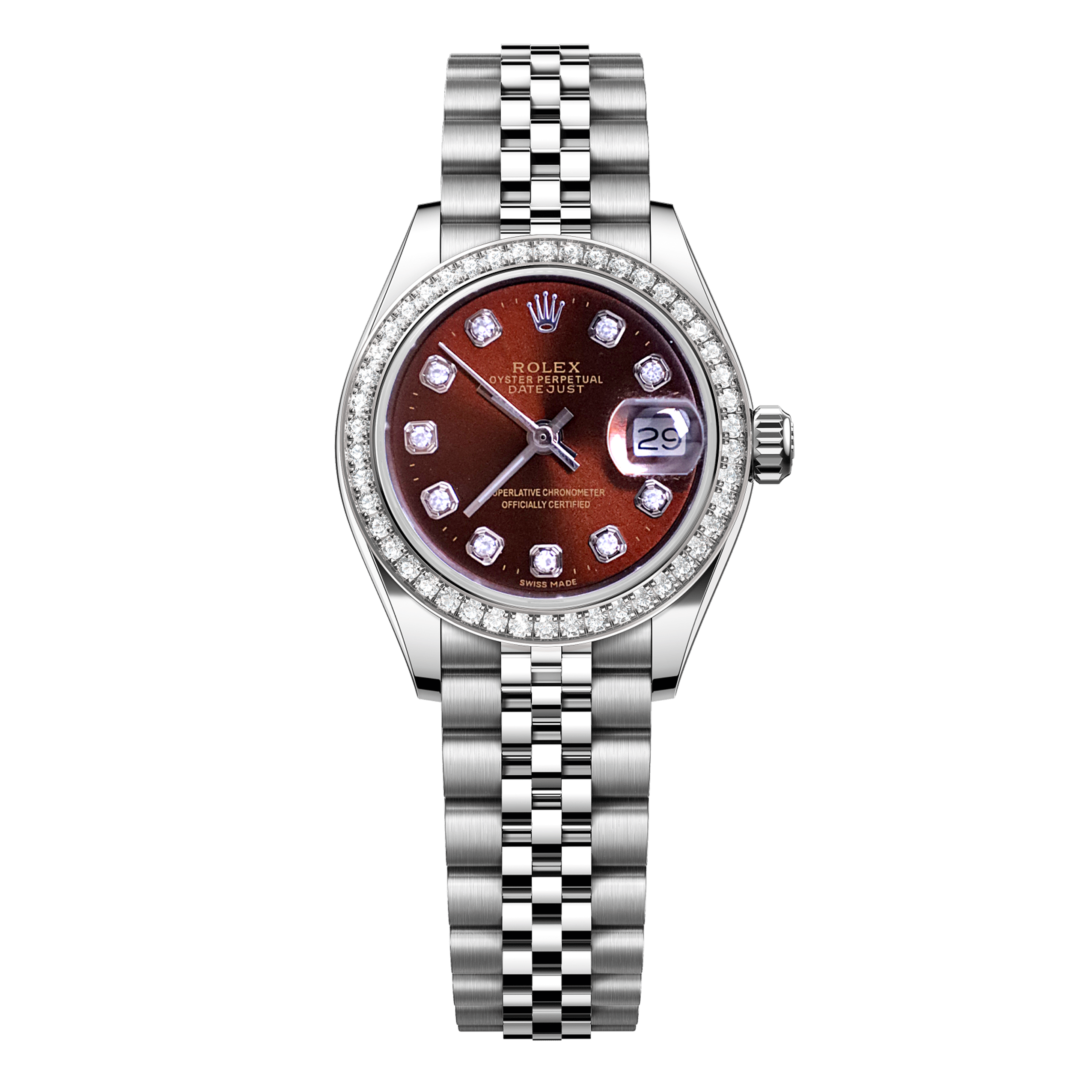 99新 Rolex/劳力士 腕表/贰亿女表/劳力士日志/B6235/6917/26mm