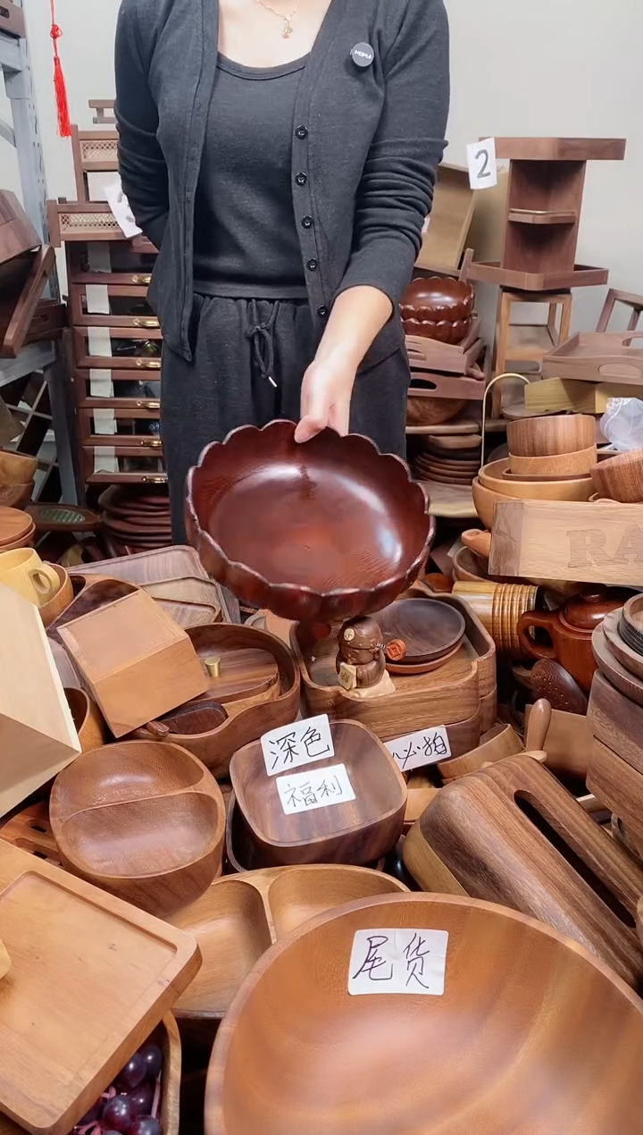 木   酸枣木莲花圆砵   C473