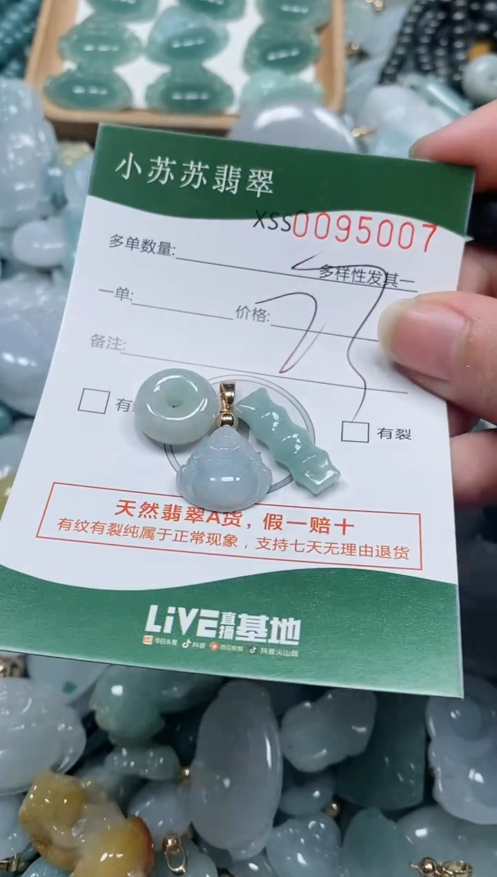 【闪购商品】翡翠颈饰未镶嵌闪购商品0095007