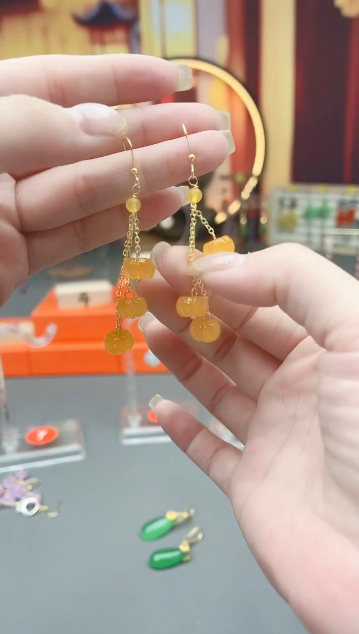 未镶嵌耳钉玛瑙/玉髓217