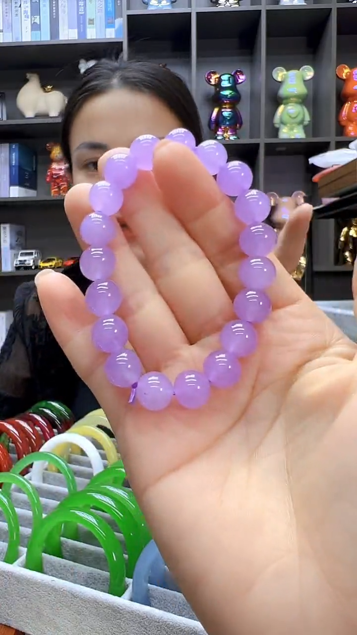 颈饰未镶嵌翡翠丹丹diy劲饰10mm手链