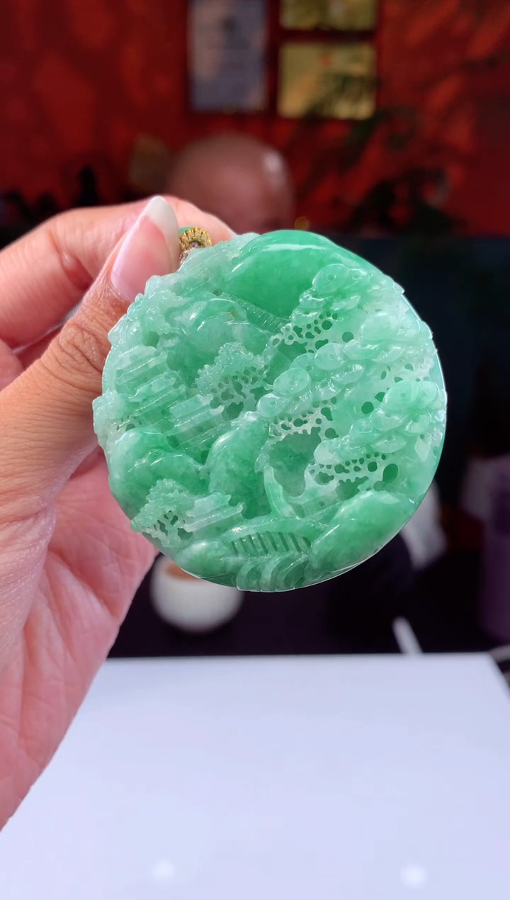 【闪购商品】定制翡翠未镶嵌挂件发货（拍一发一）