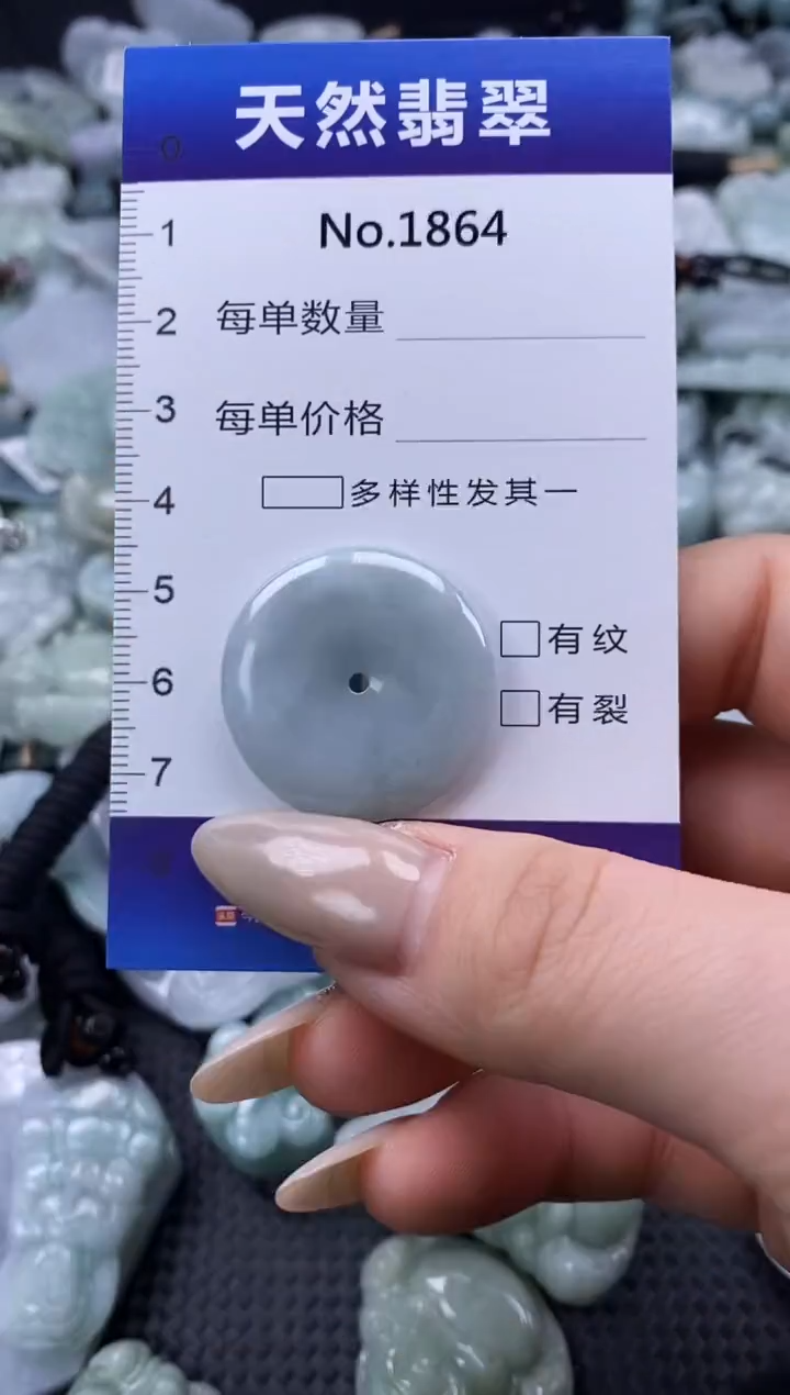 【闪购商品】翡翠颈饰未镶嵌缅甸A货翡翠1864