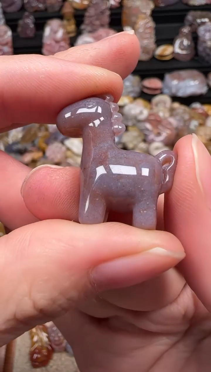 颈饰未镶嵌硅化珊瑚（珊瑚玉）352