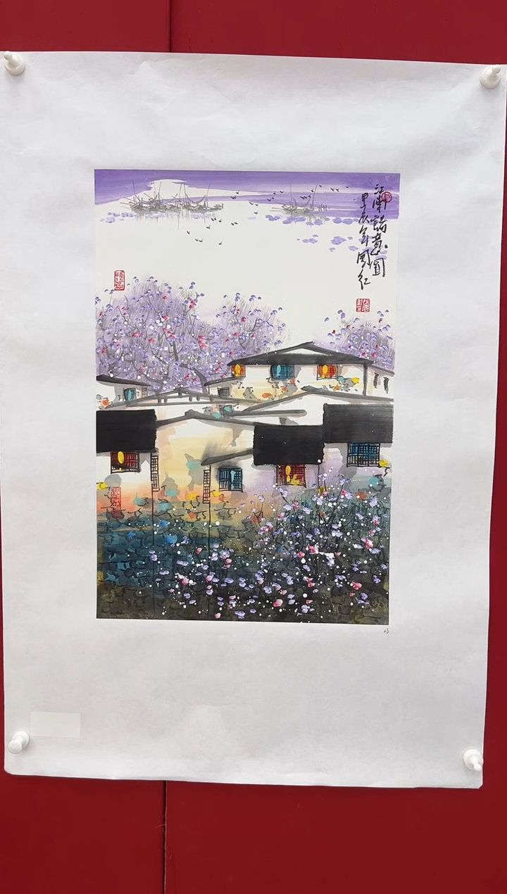 国画张国红老师画作