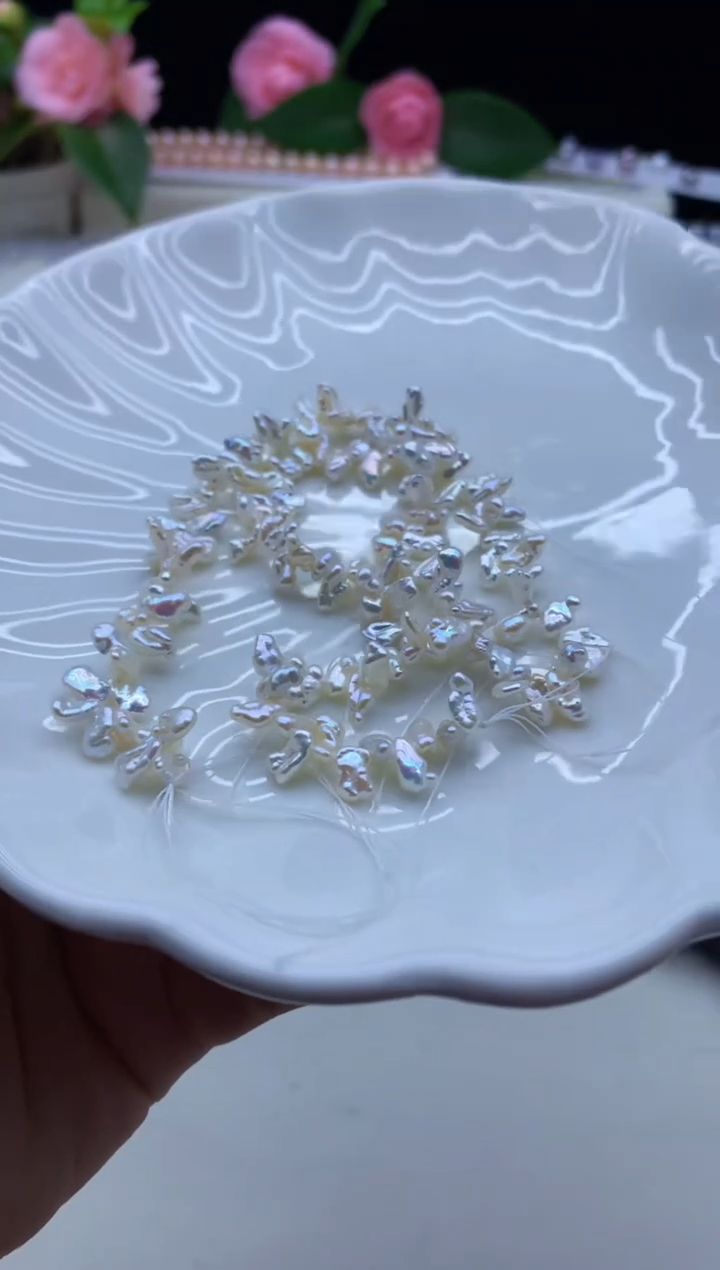 【闪购商品】淡水珍珠颈饰未镶嵌淡水珍珠项链