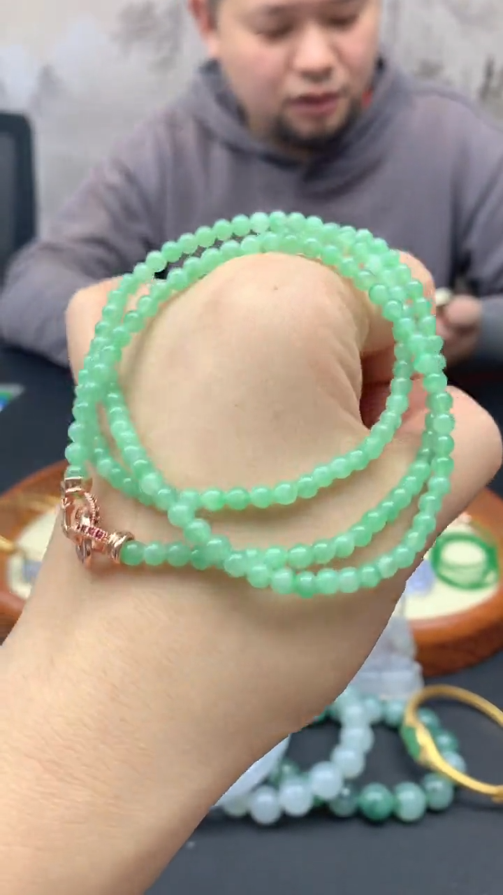 【闪购商品】翡翠手串未镶嵌3-天然翡翠