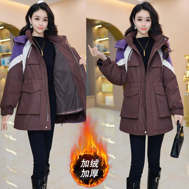 【加绒加厚】派克服时尚大气减龄收腰显瘦M-4XL-28995