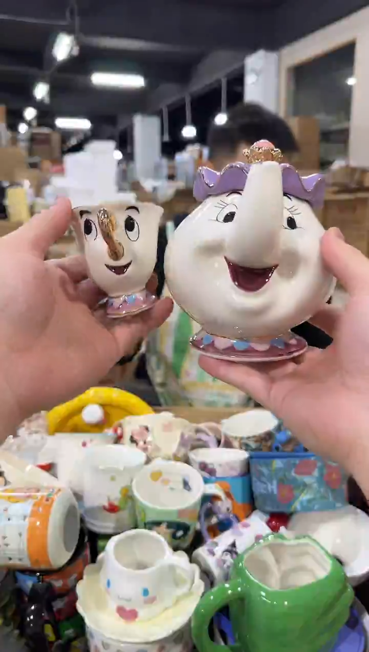 瓷片茶壶太太一壶一杯