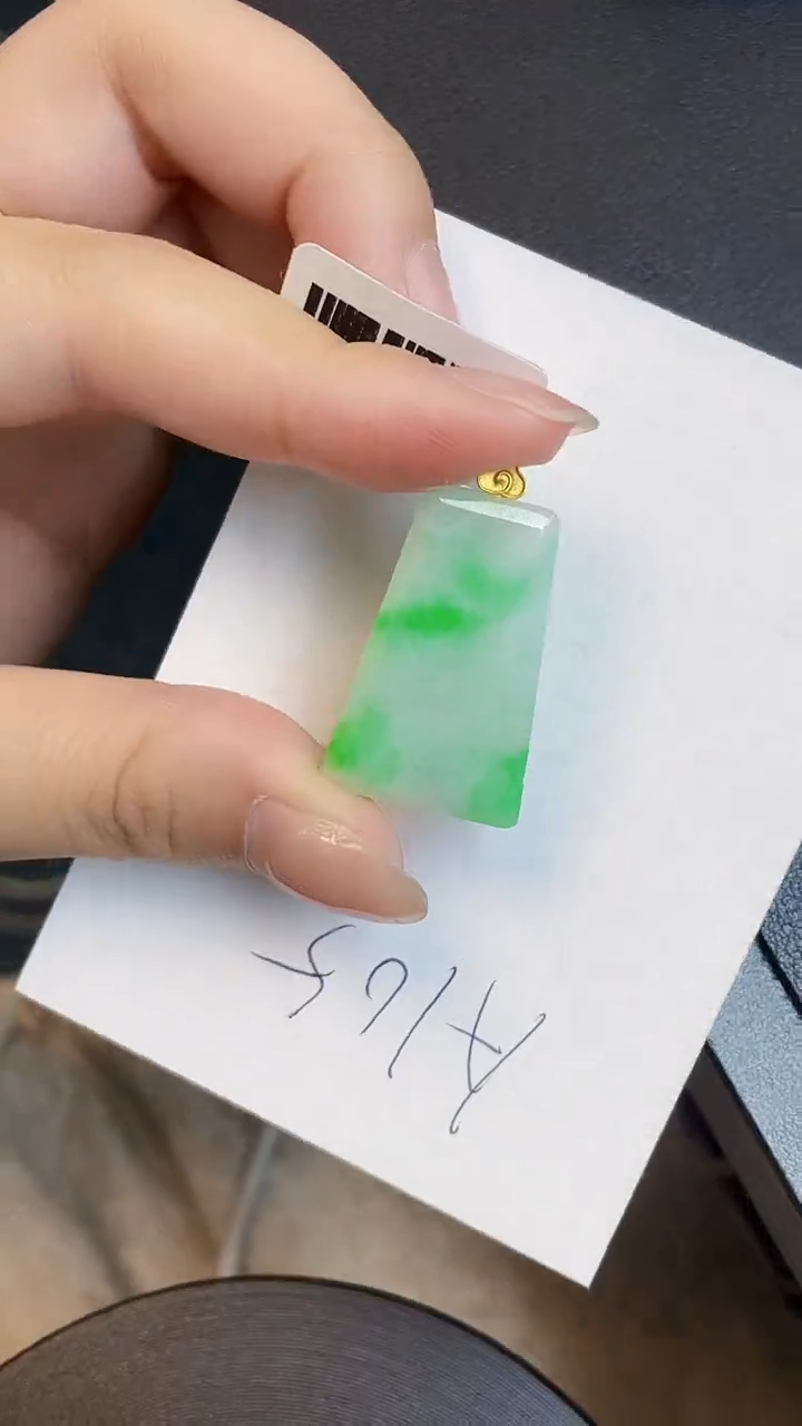 【闪购商品】翡翠颈饰18K金镶嵌00000000