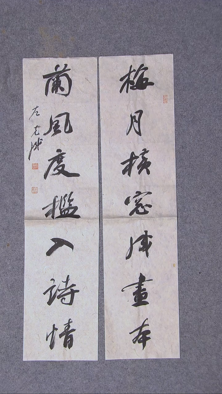 书法左克成  江苏盐城69*17*2两平尺