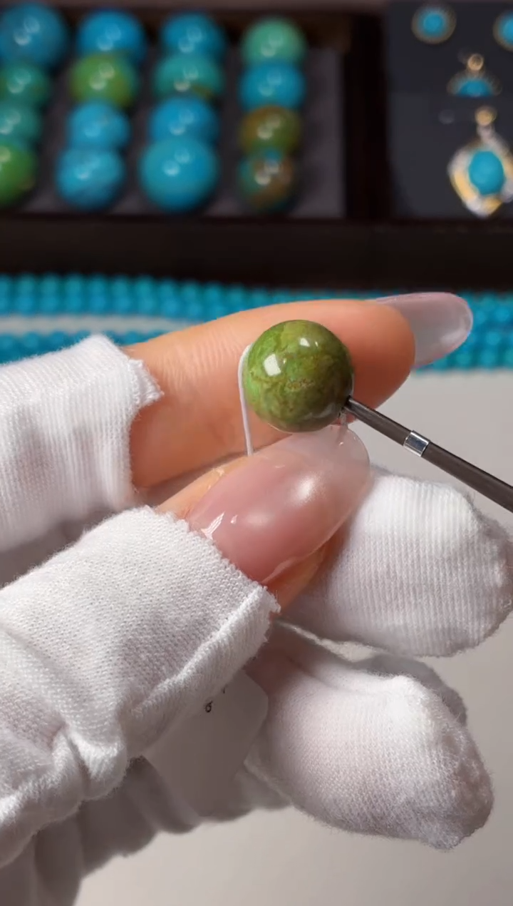 合金绿松石吊坠(不含链)1