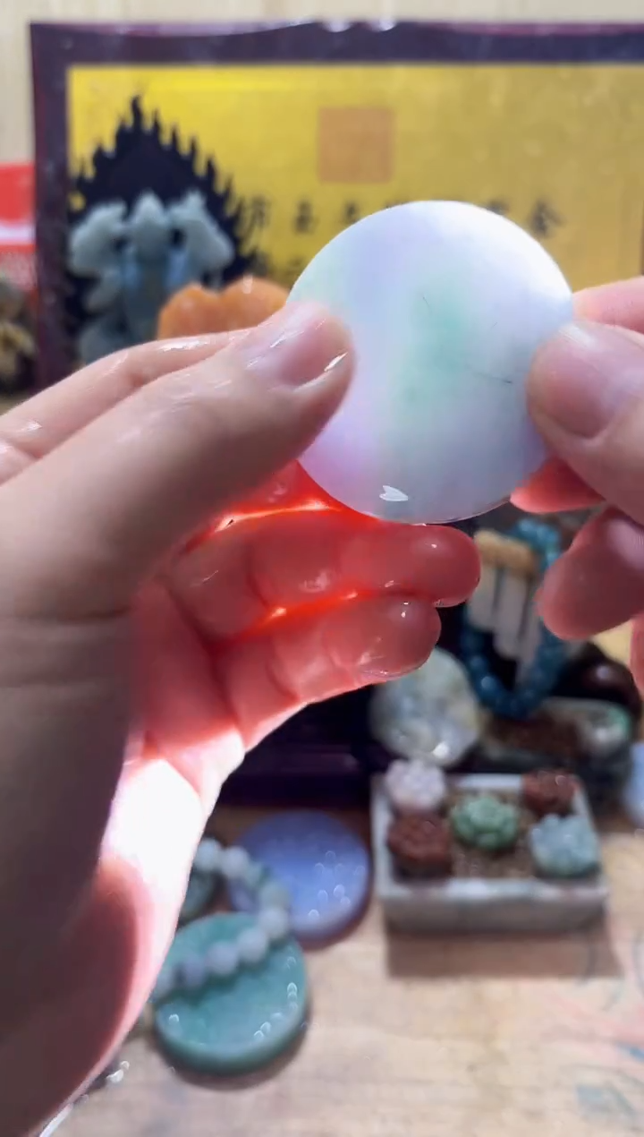 未镶嵌挂件翡翠A货常星8155