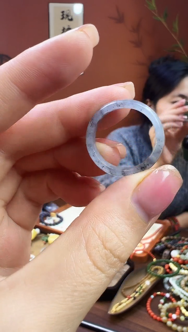 未镶嵌戒圈和田玉18.3mm