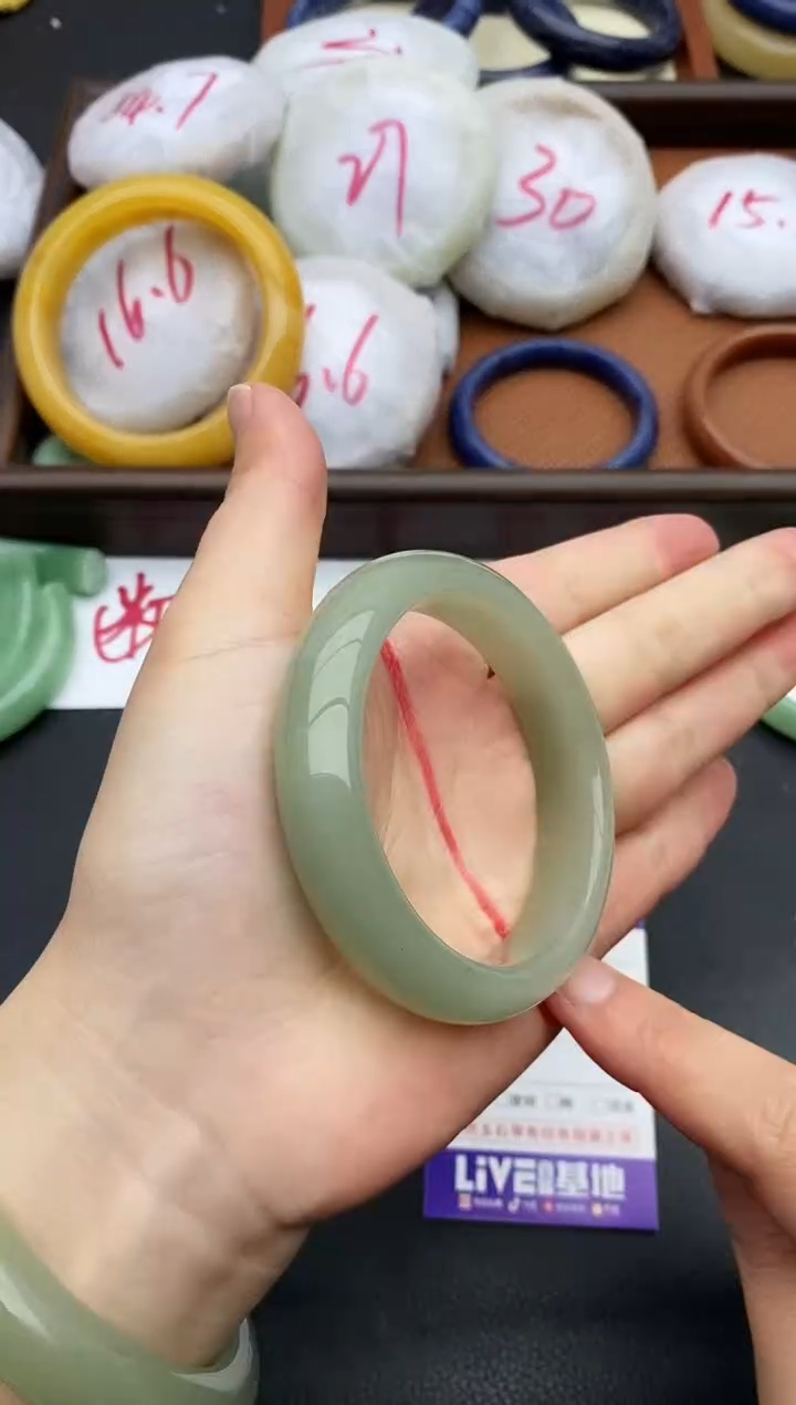 未镶嵌手镯石英质玉278+54/55