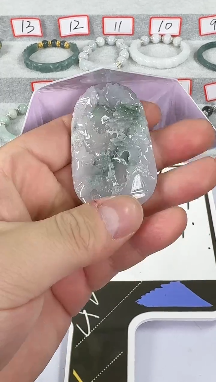 吊坠(不含链)未镶嵌翡翠翡翠吊坠