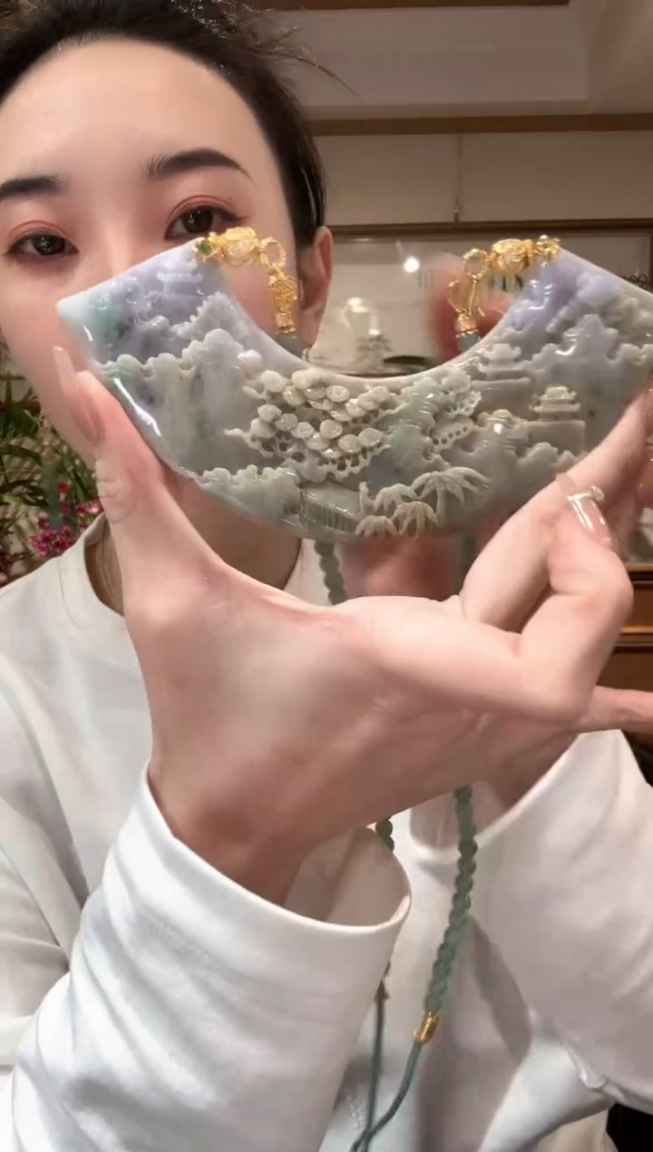 【闪购商品】翡翠颈饰未镶嵌国风
