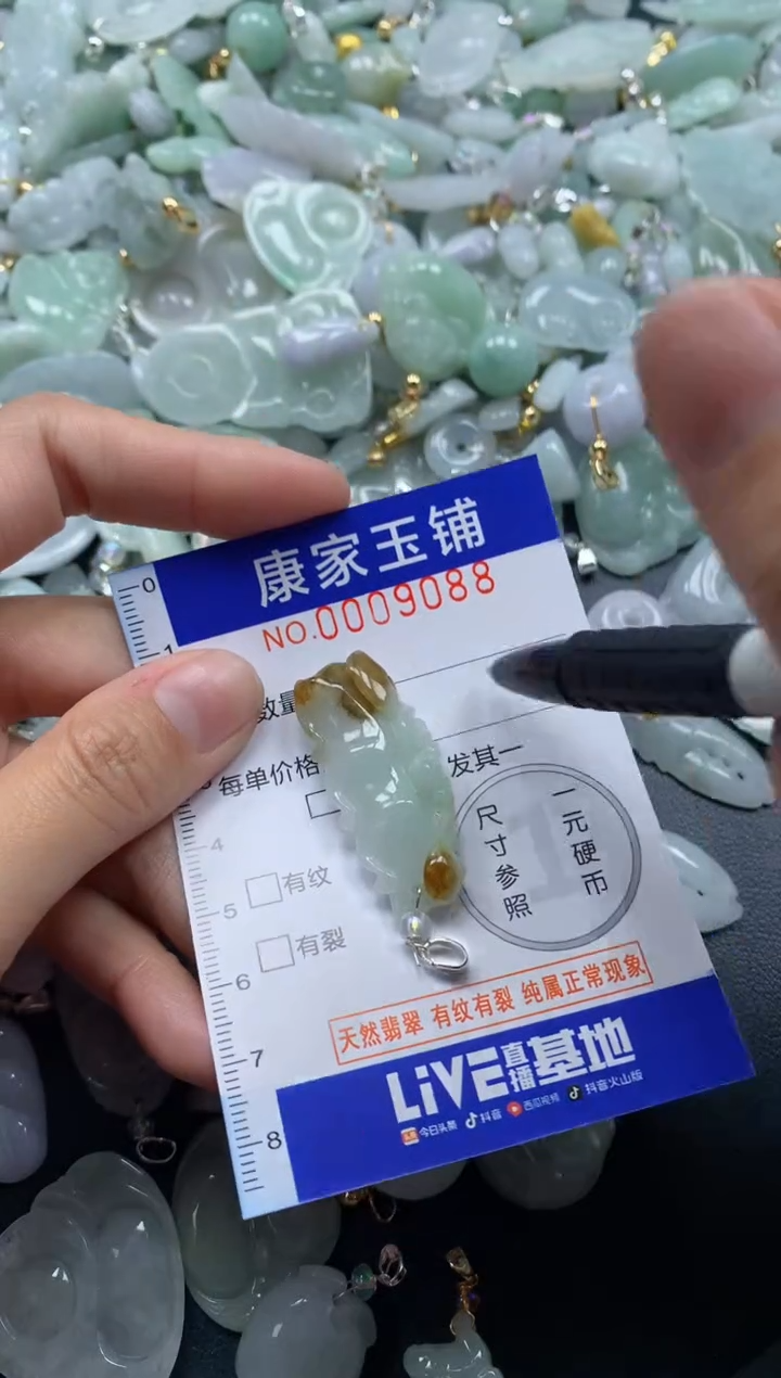 颈饰未镶嵌翡翠9088