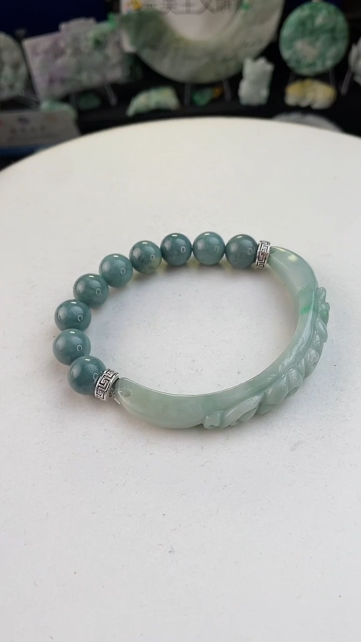 未镶嵌手链翡翠手工定制默认微瑕主播介绍为准