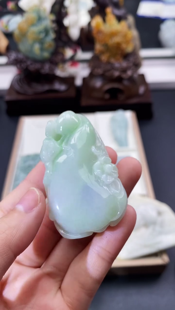颈饰未镶嵌翡翠天然缅甸A货翡翠
