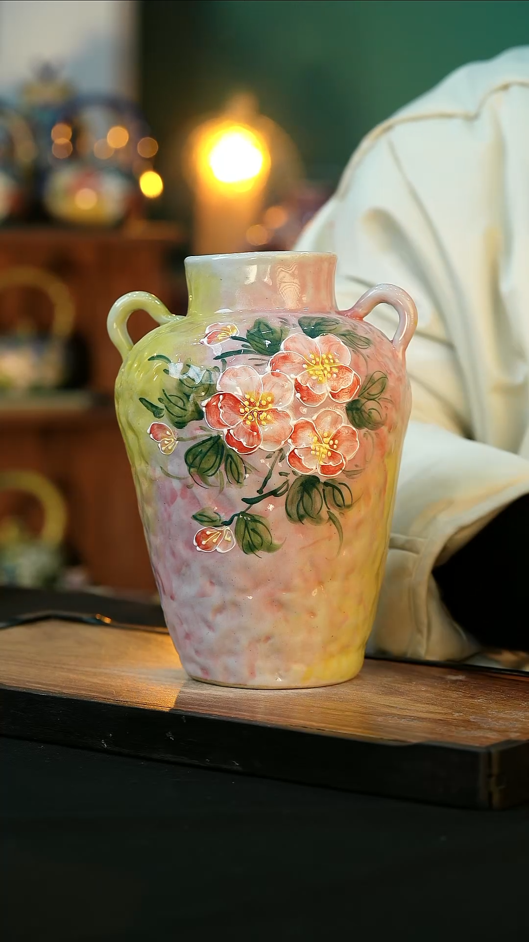 【闪购商品】杯手绘心瓷陶瓷浮力