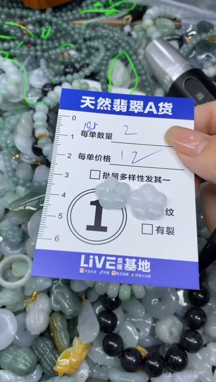 颈饰未镶嵌翡翠天然翡翠A货批量多样性发一件