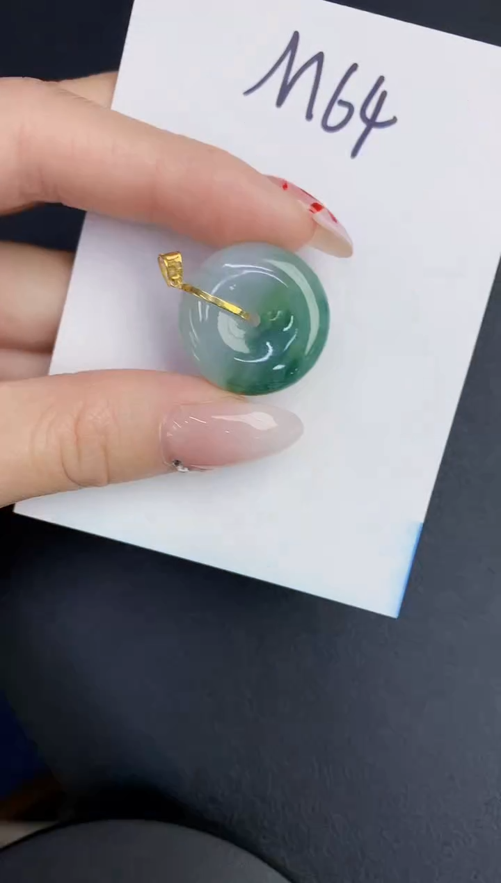 【闪购商品】翡翠颈饰18K金镶嵌00000000000