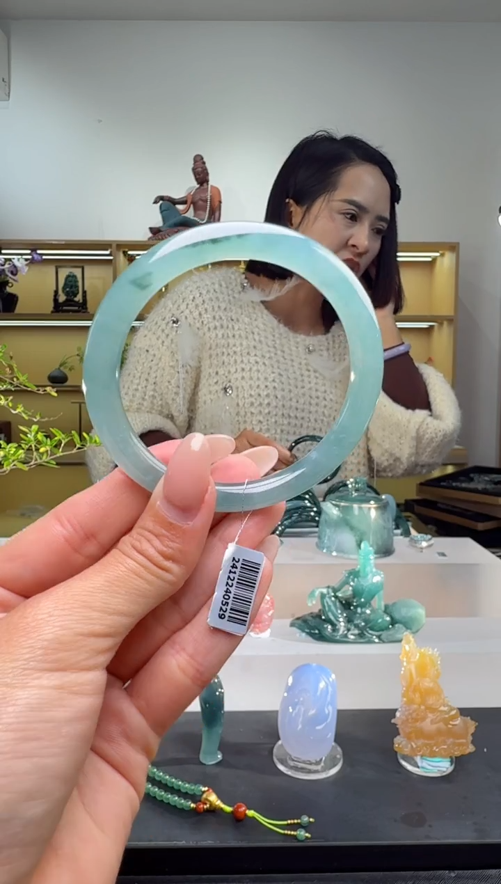 未镶嵌手镯翡翠56圈