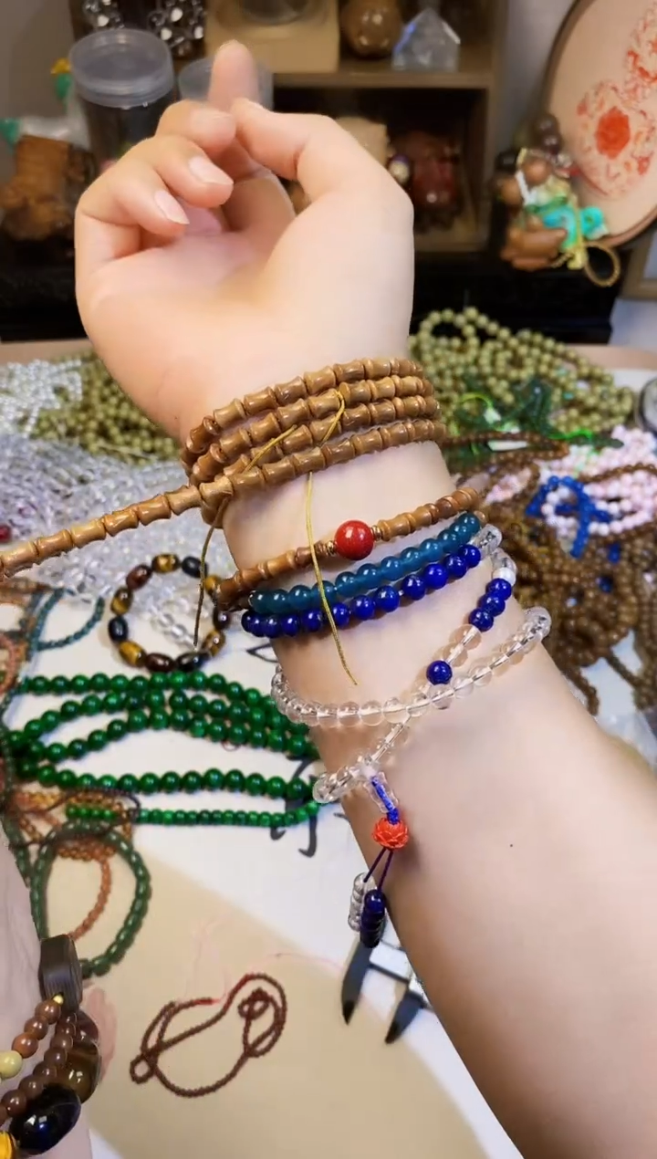 库克手串/手链库克竹节半成品108颗
