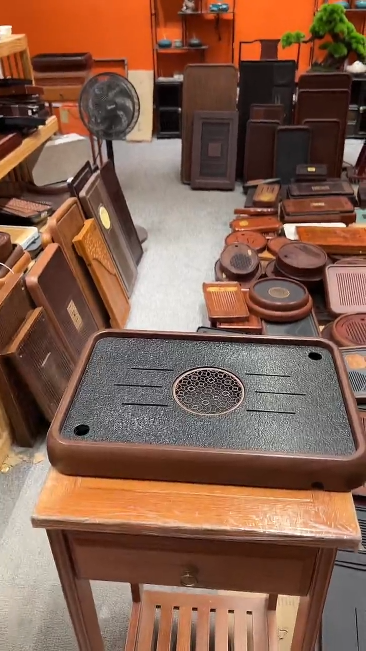 新款石材长39CM*宽26CM茶盘送管