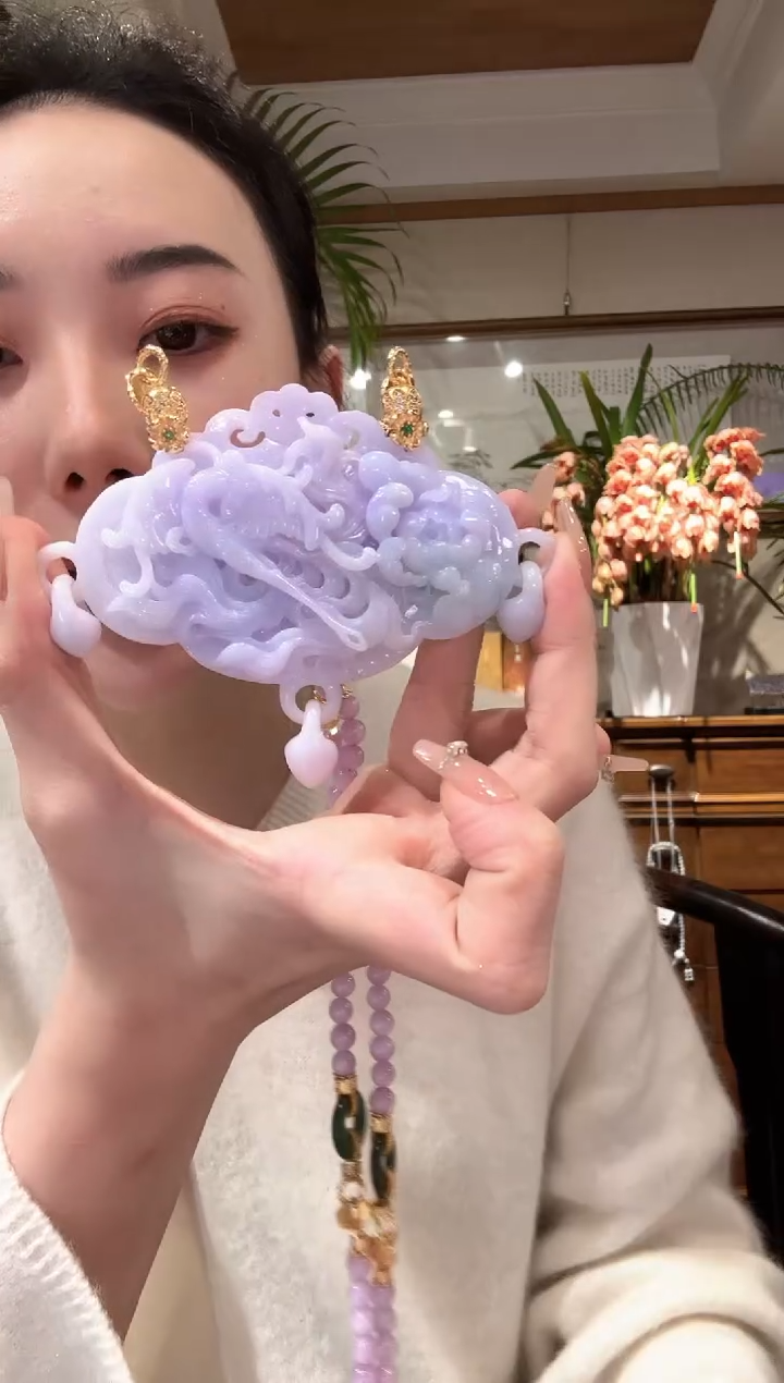 【闪购商品】翡翠颈饰未镶嵌国风