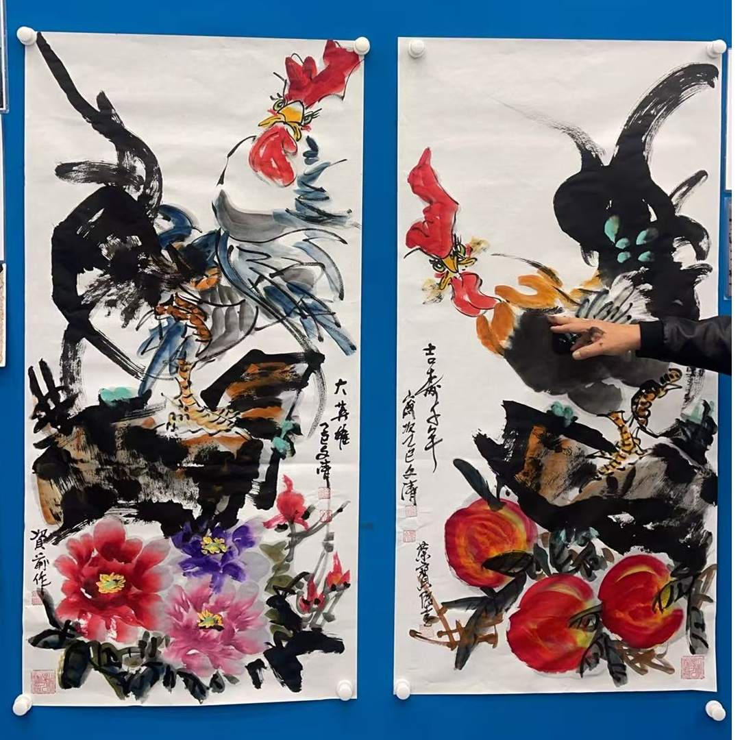 橱窗展示/二兄弟画馆/徐文清老师/宣纸国画/带证书