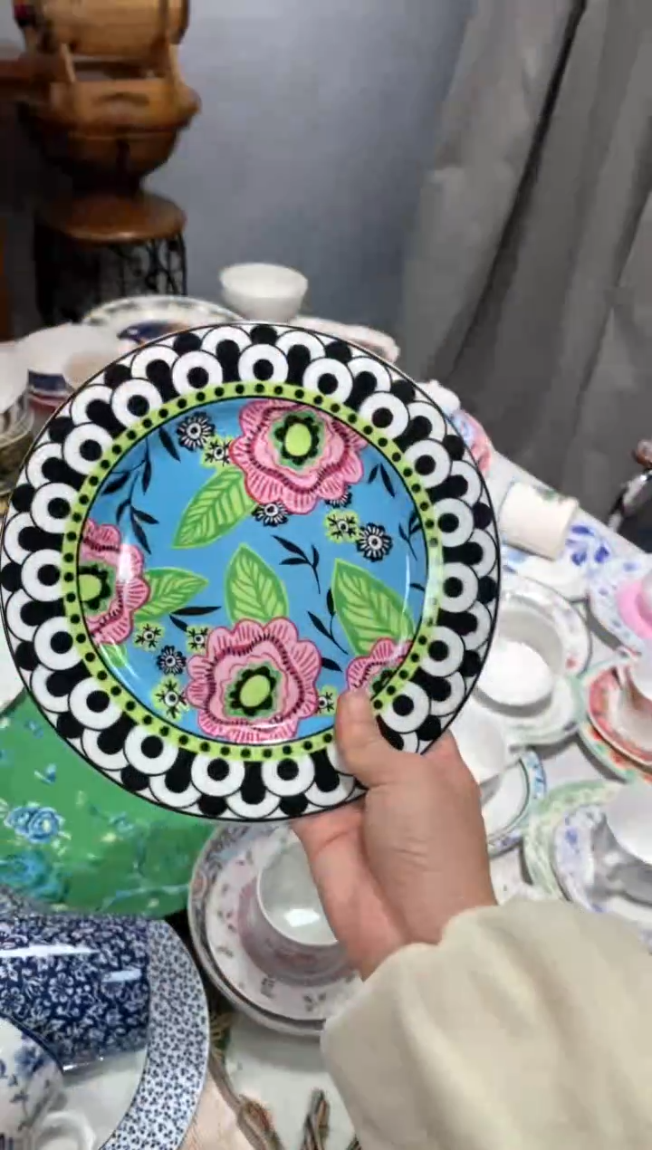 【闪购商品】瓷片陶瓷原单CC214餐具1个8寸