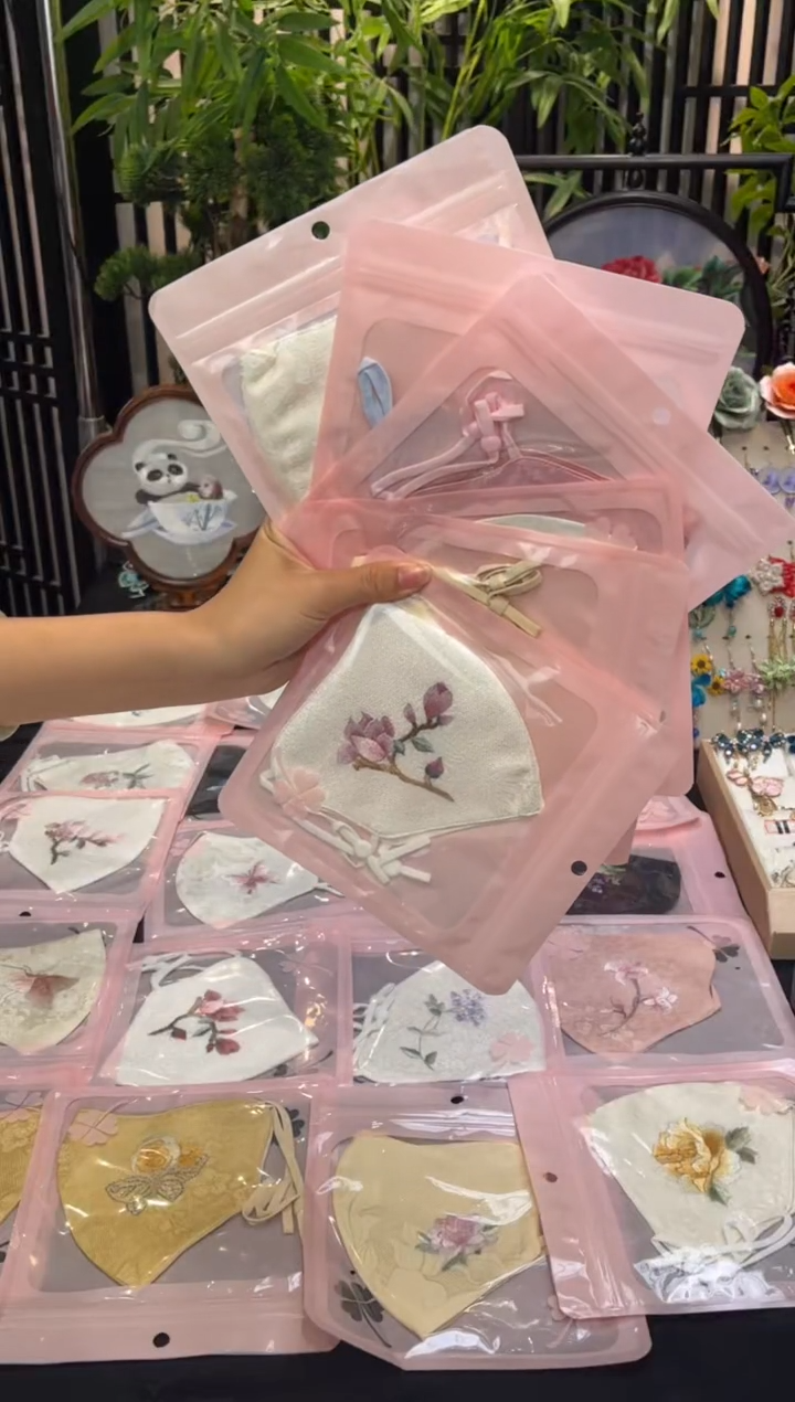 织绣C***苏非遗苏绣手工饰品