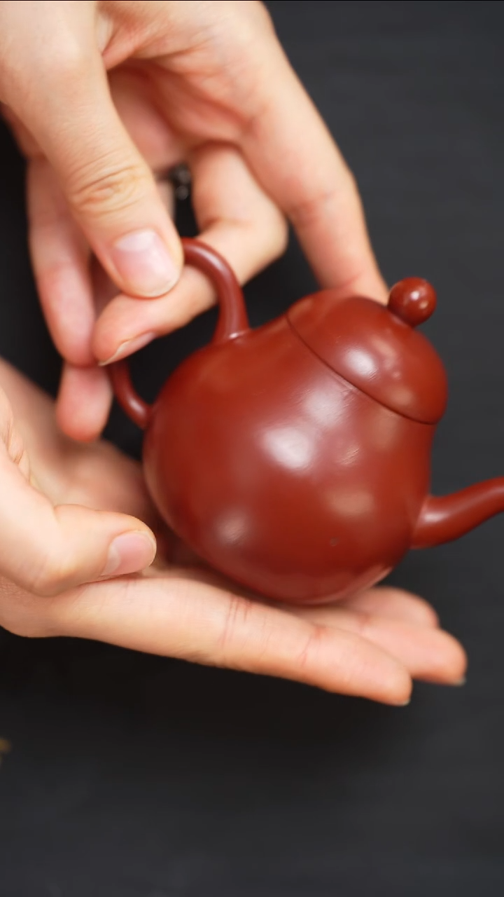 【闪购商品】紫砂茶壶梨形朱泥