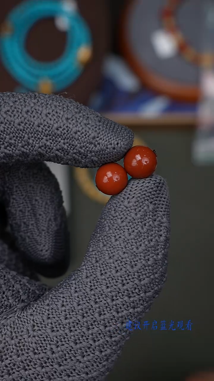 未镶嵌配饰南红玛瑙南红配饰一对