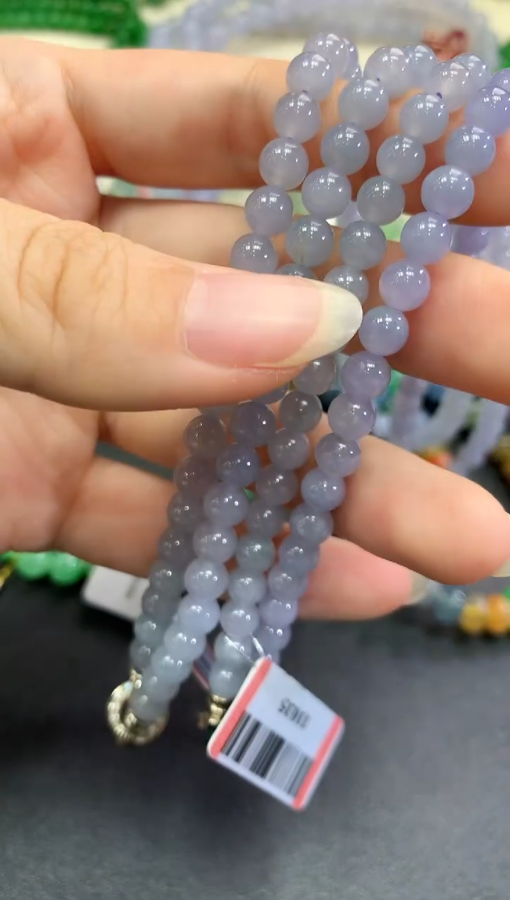 【闪购商品】翡翠手串未镶嵌D64  多样性一件发货紫货有色差