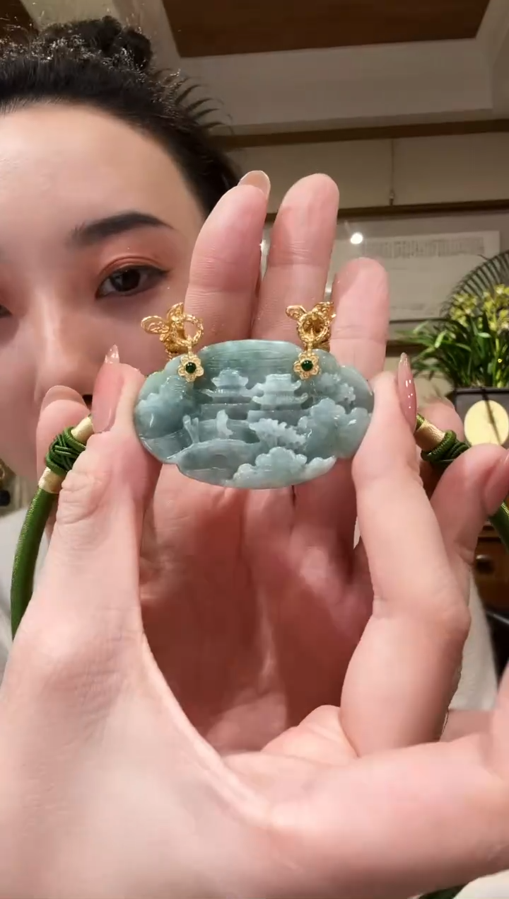 【闪购商品】翡翠颈饰未镶嵌国风