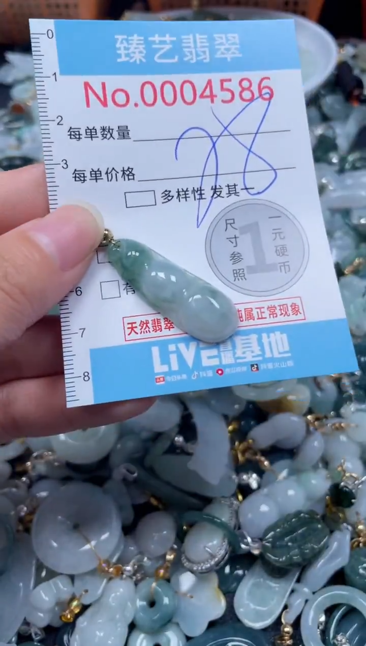 颈饰未镶嵌翡翠4586