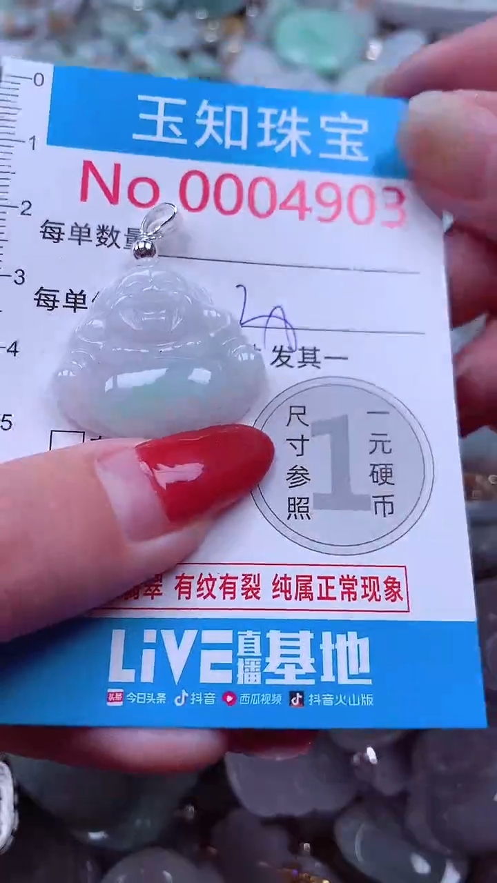 吊坠(不含链)未镶嵌翡翠4903