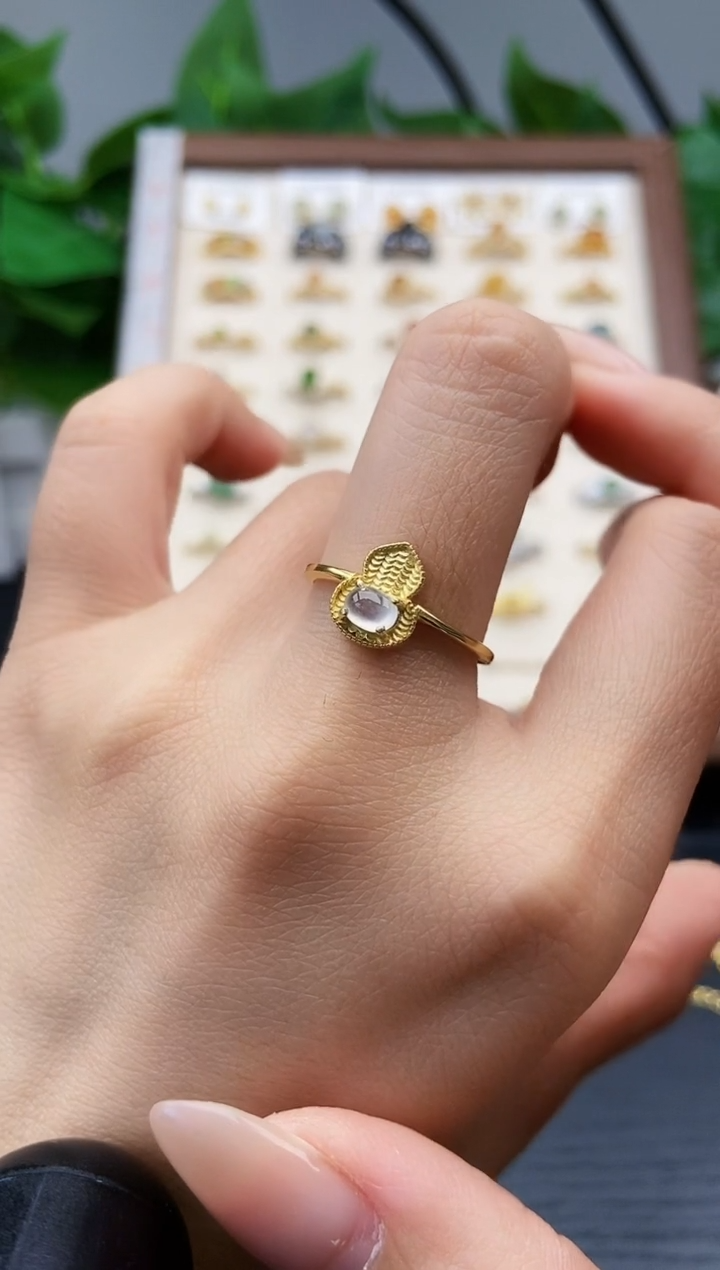 银S925镶嵌戒指翡翠12