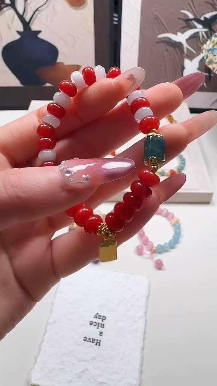 未镶嵌手链玛瑙/玉髓108