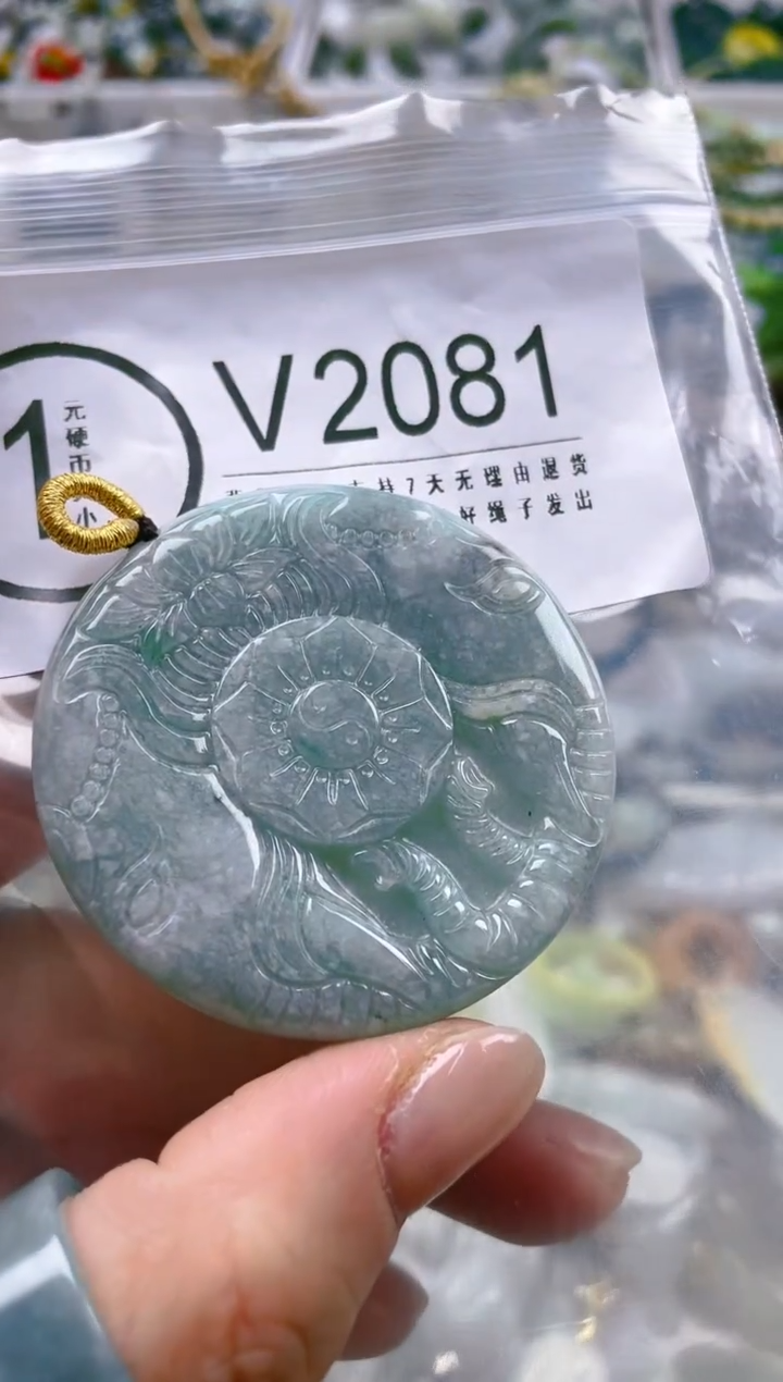 【闪购商品】翡翠颈饰未镶嵌/V/翡翠A货一图一物