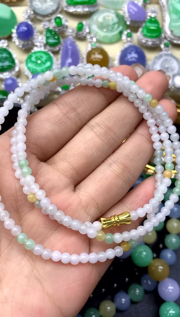 颈饰未镶嵌翡翠150-中国好珍宝