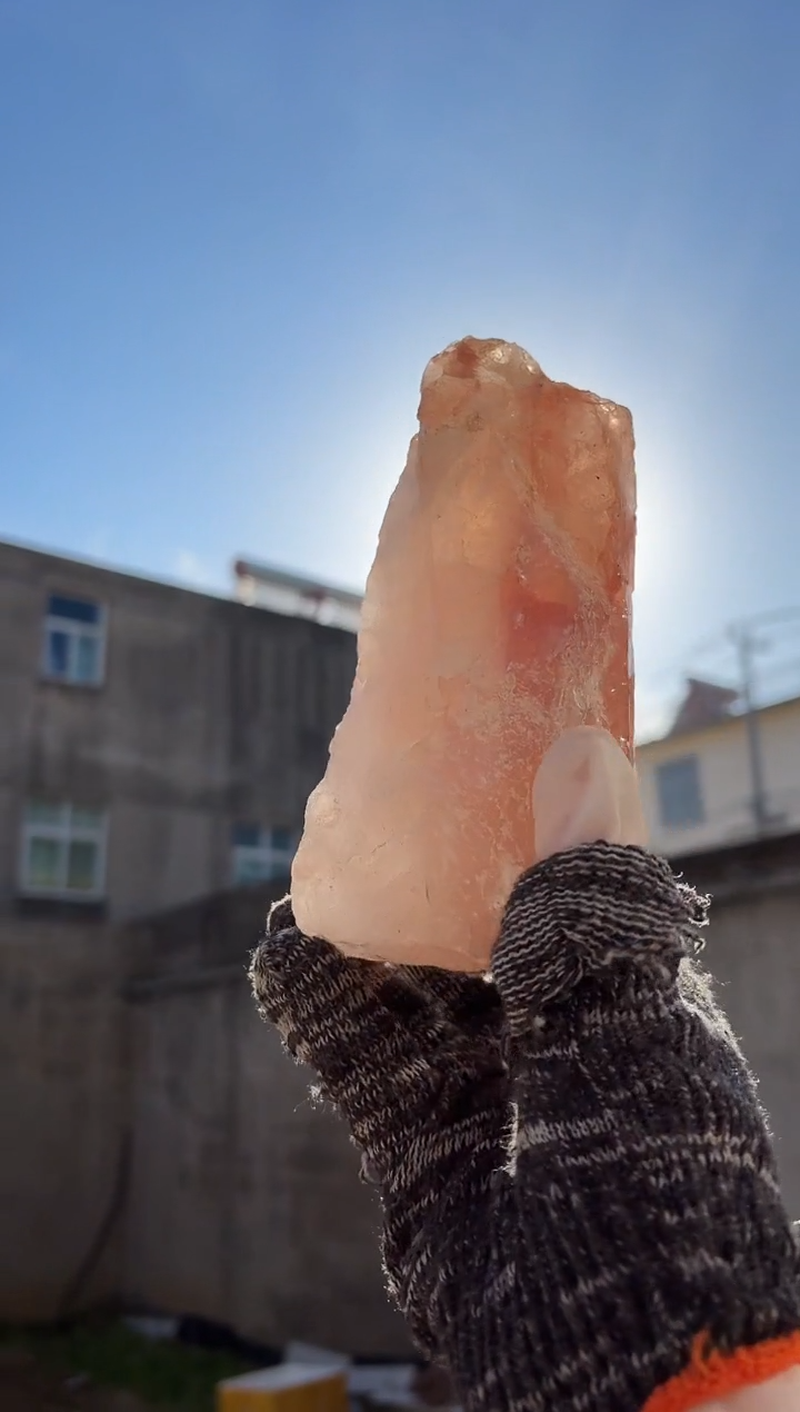 【闪购商品】水晶摆件未镶嵌胶花原石 082