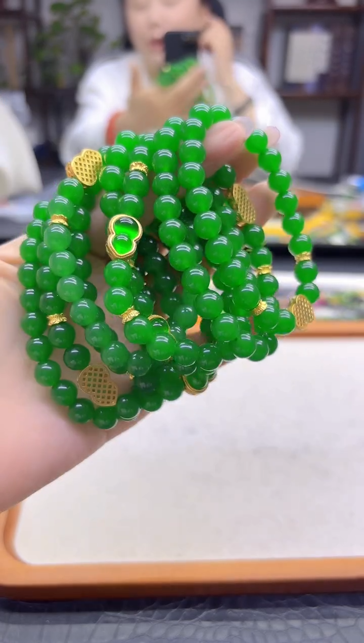 未镶嵌手链翡翠DIY款S978