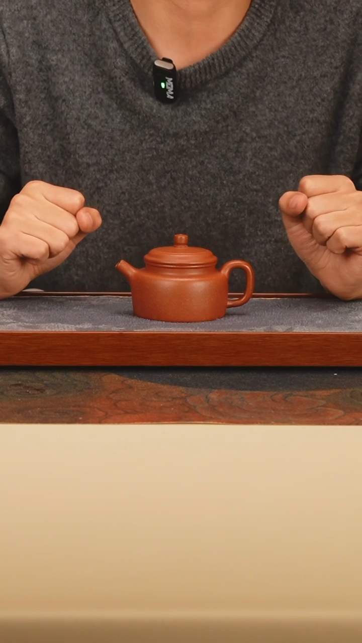 【闪购商品】紫砂茶壶红降坡德钟3