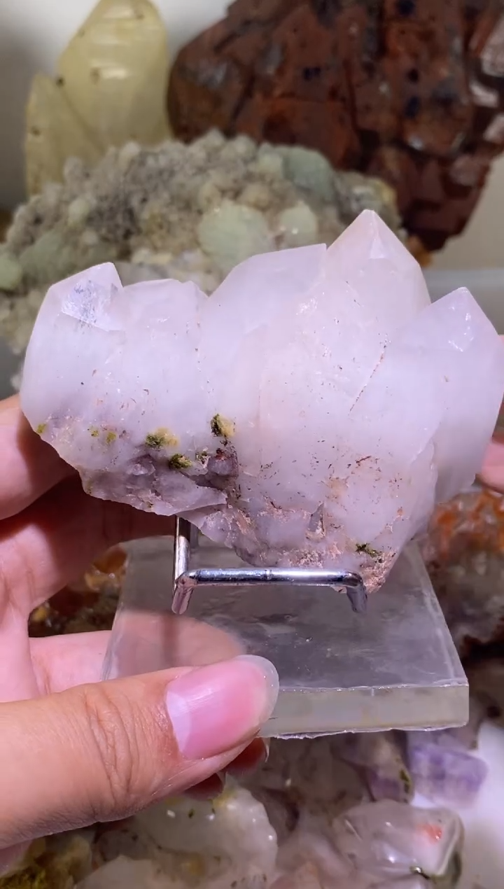 未镶嵌珠宝半成品水晶139号四川美姑花园水晶204g