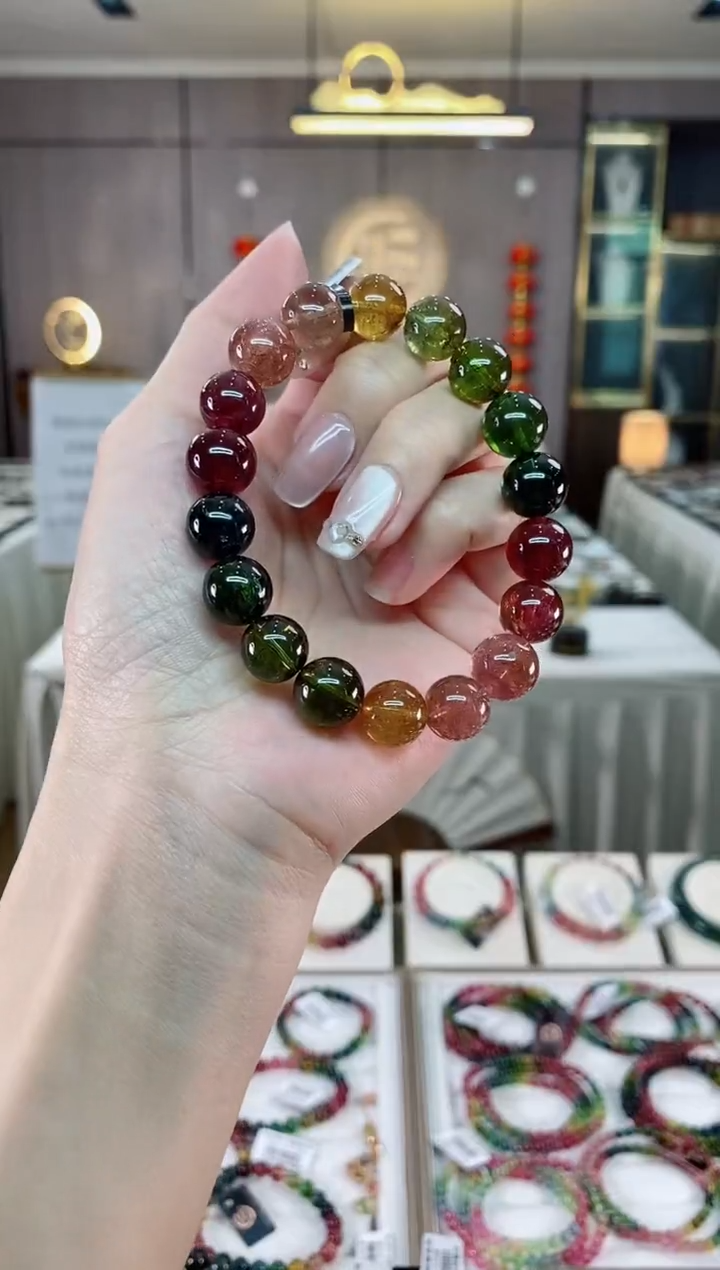 单圈手串11mm+未镶嵌碧玺（多样性发一条）hon